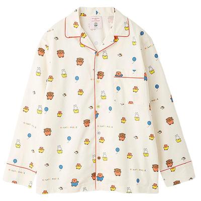 gelatopique米菲长袖开襟衬衫