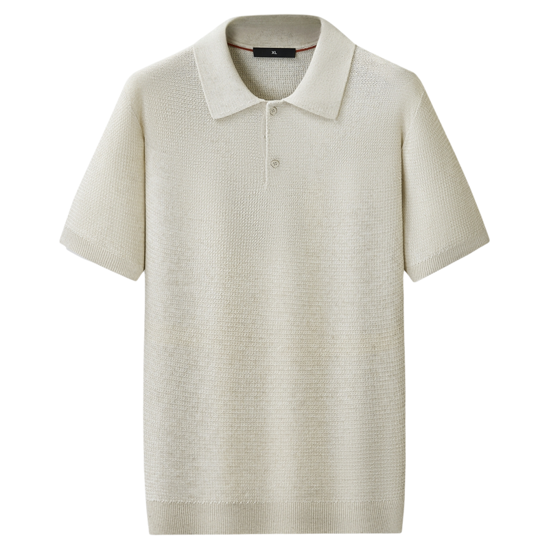 加肥加大针织polo衫男装衣服