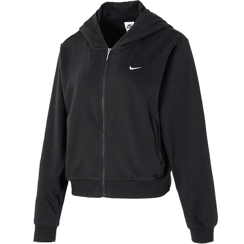 NIKE耐克女子连帽宽松运动健身夹克针织外套FN2420-010