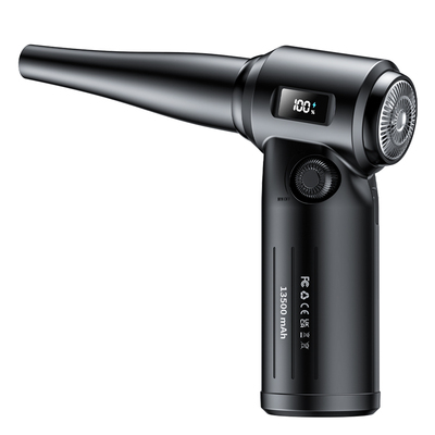 svinkal 数显暴力涡轮风扇无刷高速暴风汽车载吹尘枪大功率电动风枪洗车用吹水清灰除尘手持小型超强力吹风机