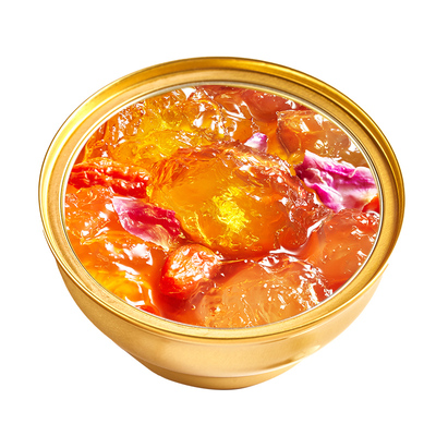 极盏墨红玫瑰桃胶早餐代餐即食速食羹免煮下午茶甜点炖品228g/碗