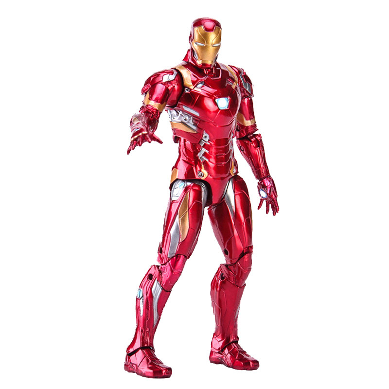 漫威人偶可动钢铁侠中动玩具18cm