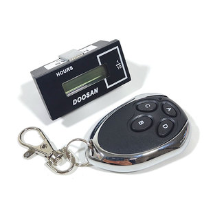 斗山挖掘机计时器DX55 60 80 150 225大宇遥控时间表工作小时码表