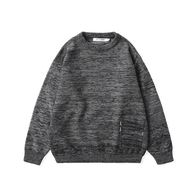 800g重磅圆领长袖毛衣