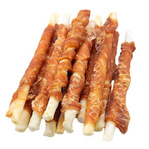 狗狗零食磨牙棒大小型犬幼犬洁齿耐咬鸡肉干牛皮泰迪比熊宠物牙齿