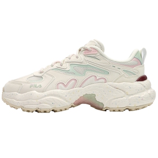 FILA斐乐官方蕨草鞋2025年情人节厚底运动女鞋时尚休闲复古老爹鞋