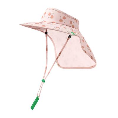 KK树宝宝帽子大帽檐空顶披肩帽