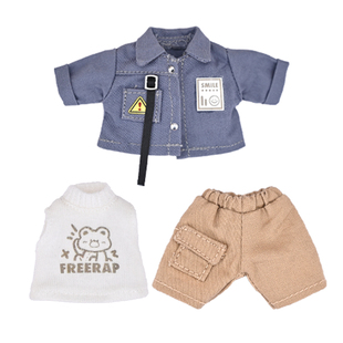 ob11娃衣 牛仔套装 gsc素体P9 12分bjd娃娃衣服外套ymy Molly裤子