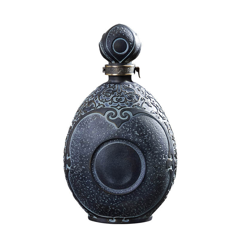 仿青铜陶瓷酒瓶景德镇工艺好复古