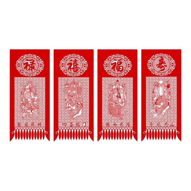 2026马年货春节新年装饰特色植绒