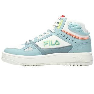 FILA 斐乐篮网篮球鞋女鞋高帮运动鞋耐磨百搭休闲板鞋鞋子滑板鞋