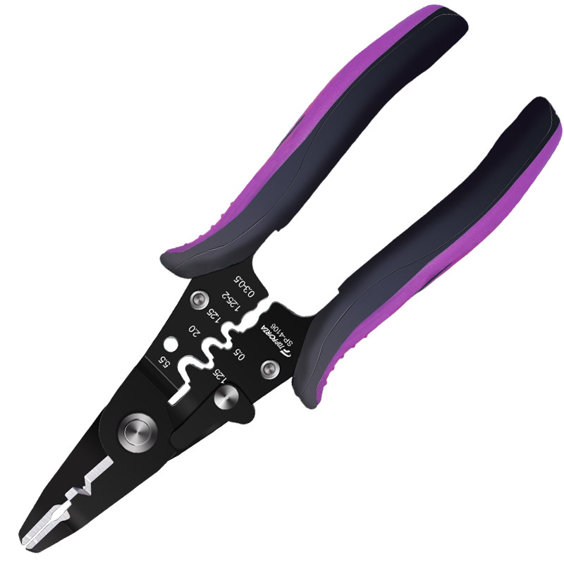 拓伏锐进口多功能精密剥线钳5合1剪剥压线钳子电子线剥线器剥线刀