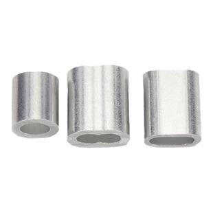 八字8字型铝套单双孔铝套钢丝绳用铝夹头铝扣0.5/1/2/3/4mm全规格