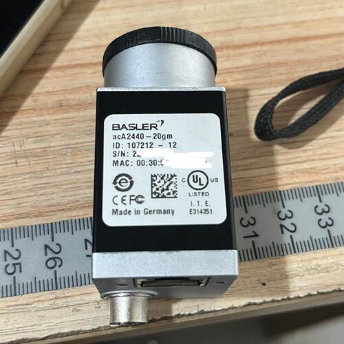【询价】Basler aca2440-20gm  适用