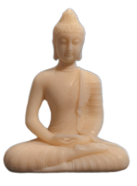 大日如来禅意茶空间古法鱼缸摆件