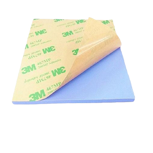 进口3M单面背胶导热硅胶片2.0mm厚200*400mm高导热绝缘垫片散热片