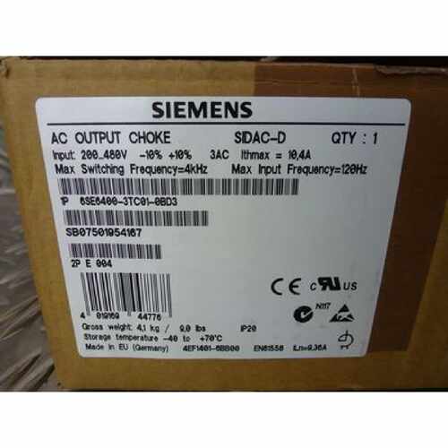 议价6SE6400-3TC01-0BD3 MICROMASTER 4输出电抗器6SE64003TC010B