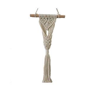 北欧风墙面装饰民宿房间玄关编织挂毯macrame网兜壁挂ins背景挂件