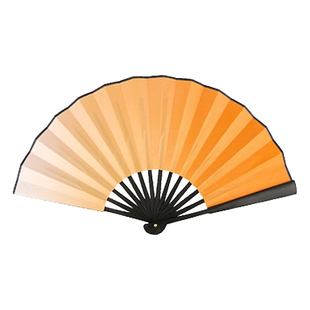 粉墨花旦扇子儿童醉春风跳舞专用橘色渐变舞蹈扇戏剧折扇表演道具