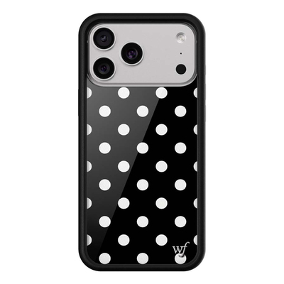 Wildflower黑色波点手机壳