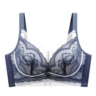 加厚5CM内衣女小胸聚拢黑色蕾丝厚款增厚文胸超厚平胸显大五厘米