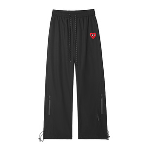 查尔斯桃心 裤子男款美式户外登山防泼水机能休闲弯刀工装冲锋裤