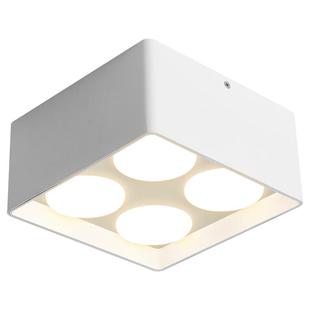 雷士照明led明装筒灯防眩射灯吸顶格栅灯家用客厅无主灯方形筒灯