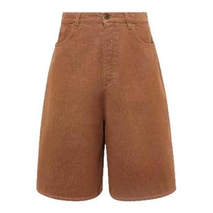 JW ANDERSON  春夏新款男士牛仔宽松五分短裤银泰百货精品 301574