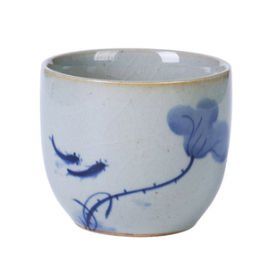 青花瓷茶杯景德镇陶瓷主人杯家用品茗杯闻香杯单杯手绘瓷杯老物件