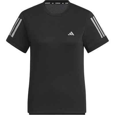 阿迪达斯女士跑步运动短袖