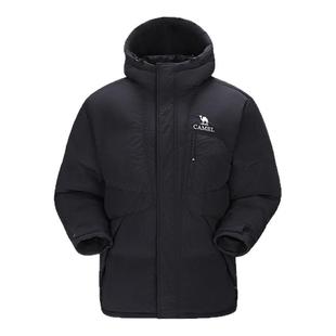 骆驼户外羽绒服冬季新款女款男款防刮耐磨连帽加厚保暖面包服