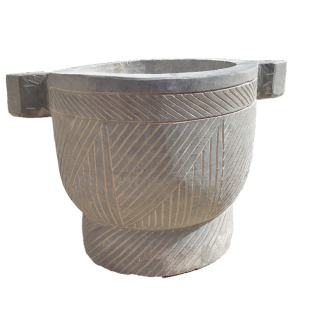 特大号石臼天然石窝青石石臼家用打年糕石臼老式石臼手工捣蒜器