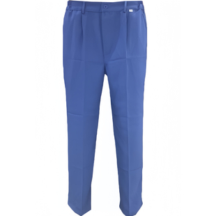 JL浅蓝色纸箱厂分割屠宰滑面厚食品厂工作服麻纱裤子好洗耐磨双兜