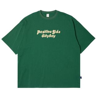 江南先生NewJNXS刺绣字母圆领短袖T恤男女夏潮牌宽松情侣装半袖