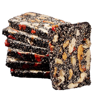 黑芝麻核桃糕饼枸杞红枣手工切糕独立包装零食糕点坚果玫瑰营养