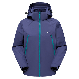 贵人鸟三合一冲锋上衣女款春秋季2026年新款风衣夹克外套男士秋装