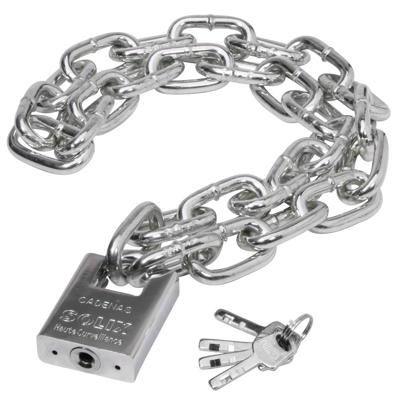 链条锁防盗链子锁防剪铁链锁三轮车自行车摩托车锁电瓶车链条挂锁