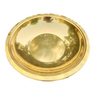 沃盥礼器舀水匜木质金勺净手金盆汉式婚礼道具传统中式用品洗手礼