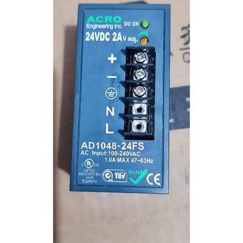 询价下单台湾ACRO AD1048-24FS导轨电源 24V 2A