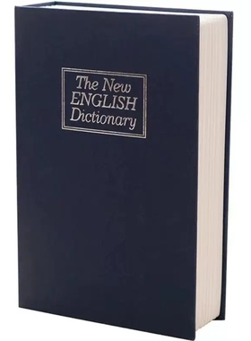 书本保险箱牛津词典仿真书密码锁