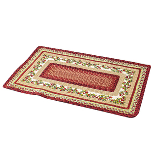 黄麻手工编织地垫长方形防滑垫门厅入户门垫家用装饰垫耐脏脚垫美