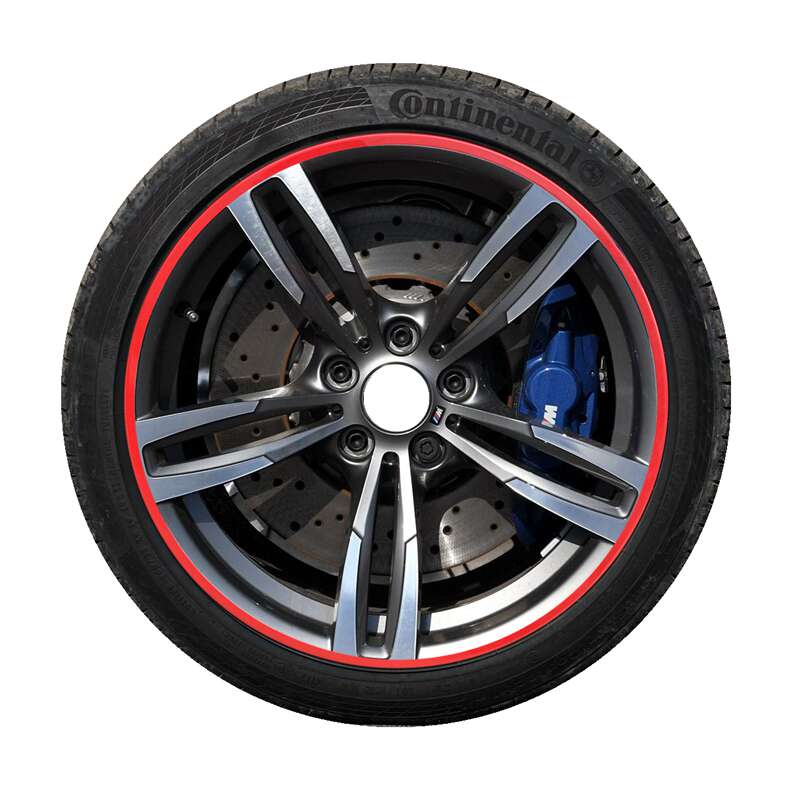 德系车用轮毂贴金属保护圈汽车轮毂装饰贴轮毂防撞保护圈四件装