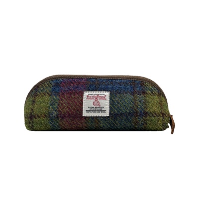 Harristweed粗花呢大开口笔袋