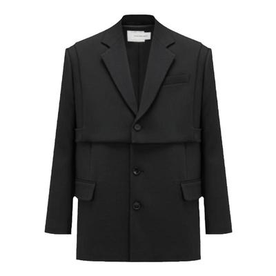 【秀场同款】FengChenWang经典二合一解构系列可调节拼接解构西装