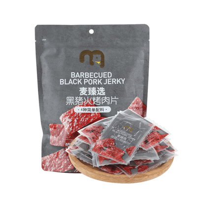 黑猪火烤肉片猪肉脯独立袋包装