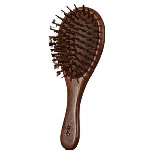 初心气垫梳实木梳子头皮按摩梳女士专用防静电气囊梳便携蓬松梳小