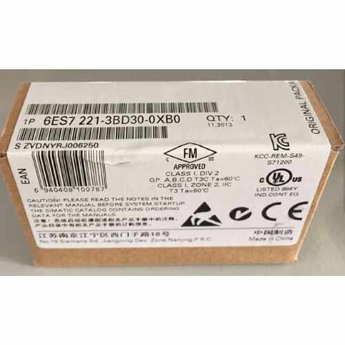 议价全新现货6ES72213BD300XB0西门子S71200信号板模块6ES72213AD