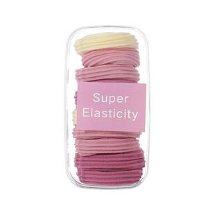 儿童彩色发圈女童宝宝扎头发皮筋高弹力不伤发头绳女孩高马尾发绳