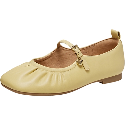 他她女鞋春季新款浅口单鞋女休