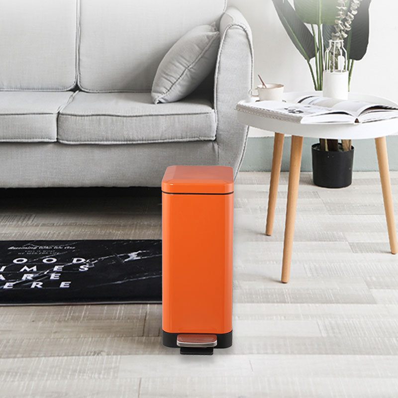 不锈钢垃圾桶家用厨房用轻奢办公室夹缝脚踏式客厅卫生间2024新款